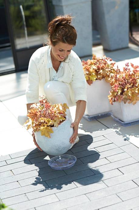 uni-untersetzer rund 42cm transparent